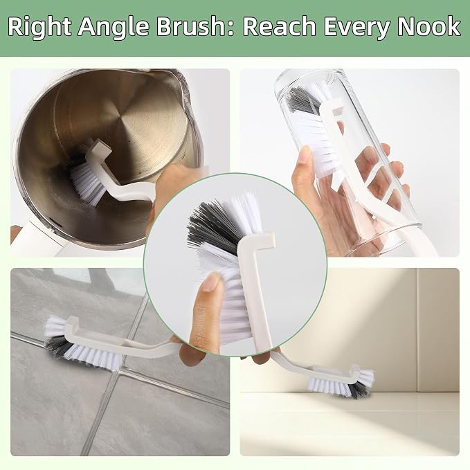 12Pcs Crevice Cleaning Brush Set, Hard Bristle Cleaning Tool - Image 6