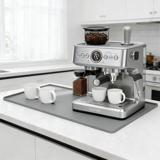 Silicone Coffee Mat, Eco-friendly, Hygienic Drying Pad, Leak-Proof and Non-Slip by SCYFREID