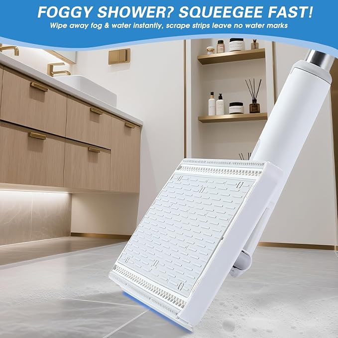 Disposable Dust Mop with 3 Shiny Cleaning Wipe Cloths, 360°Spin No Wash Mop - Image 8