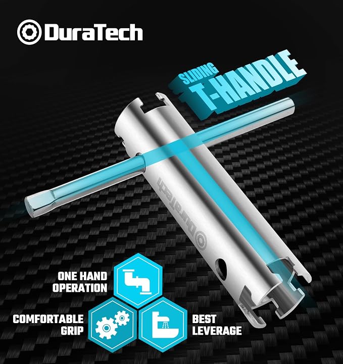 DURATECH Long Reach Basket Strainer Wrench, Universal Sink Strainer Wrench - Image 6