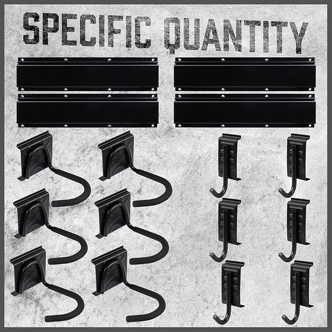 HORUSDY Stainless Steel Bike Storage Rack, 6 Bike Storage Hanger Wall Mount and - Image 4