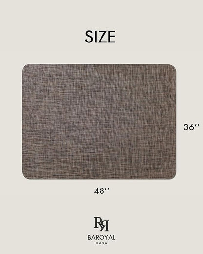 Office Chair Mat for Hardwood Floor Under Desk Computer Rolling Chair Mat for Wood/Tile Floor Non-Slip Heavy Duty Desk Rug PVC Plastic Hard Floor Protector 36" x 48" (Dark Walnut)