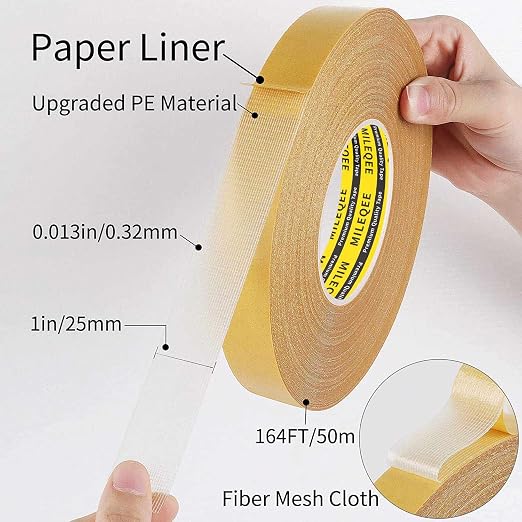 Double Sided Tape Heavy Duty, 1in x 164FT, Extra Large Universal High Tack - Image 2