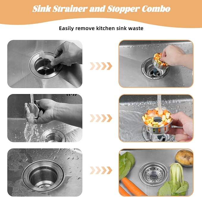 Kitchen Sink Drain Strainer Compatible - Image 4