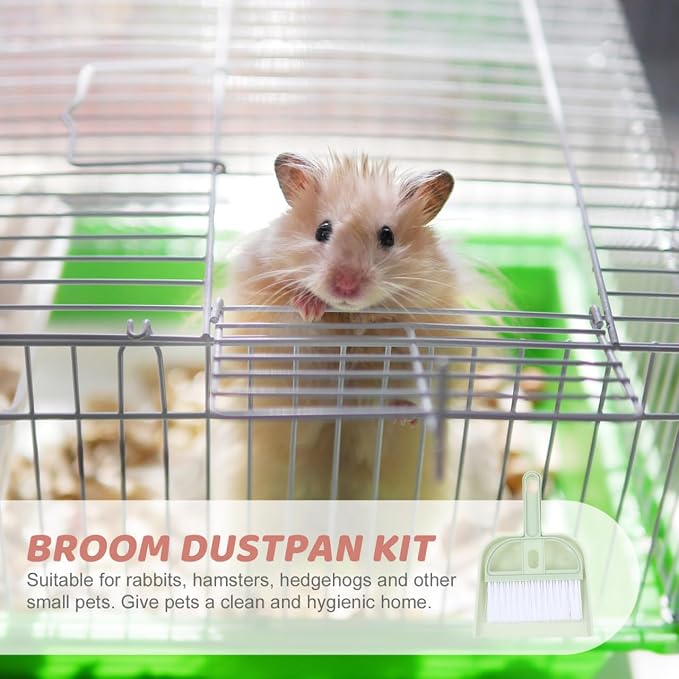 Mini Broom and Dustpan Set Compact Desktop Cleaning Tools - Image 3