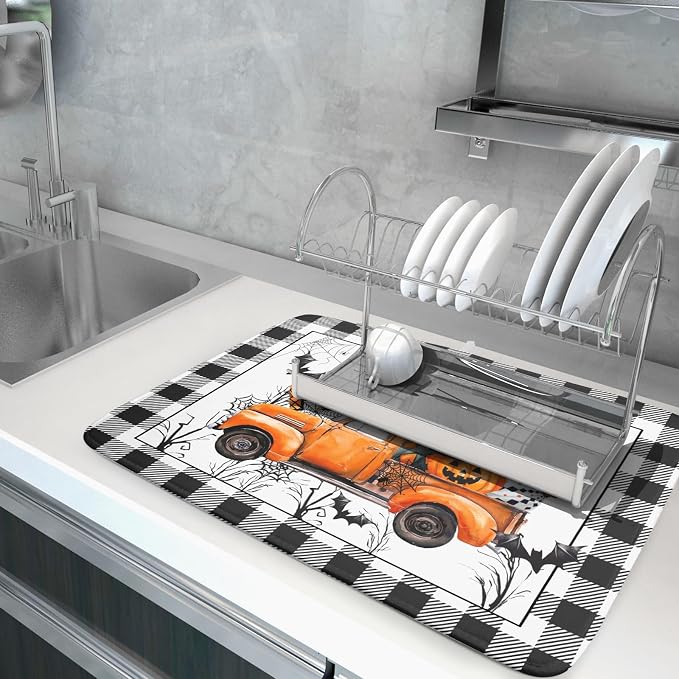Holiday Truck Dish Drying Mat - Image 5