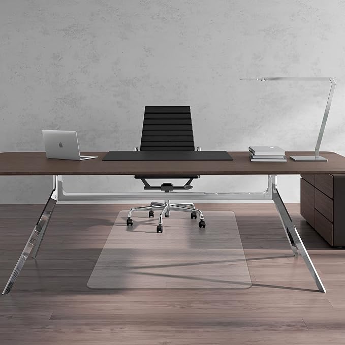 FuturHydro Chair Mat for Hardwood Floor, Easy Glide, Transparent Mats for Office - Image 3