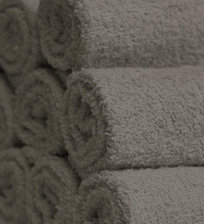 Softolle 100% Cotton Ring Spun Wash Cloths – Bulk Pack of Washcloths – 12x12 - Image 8