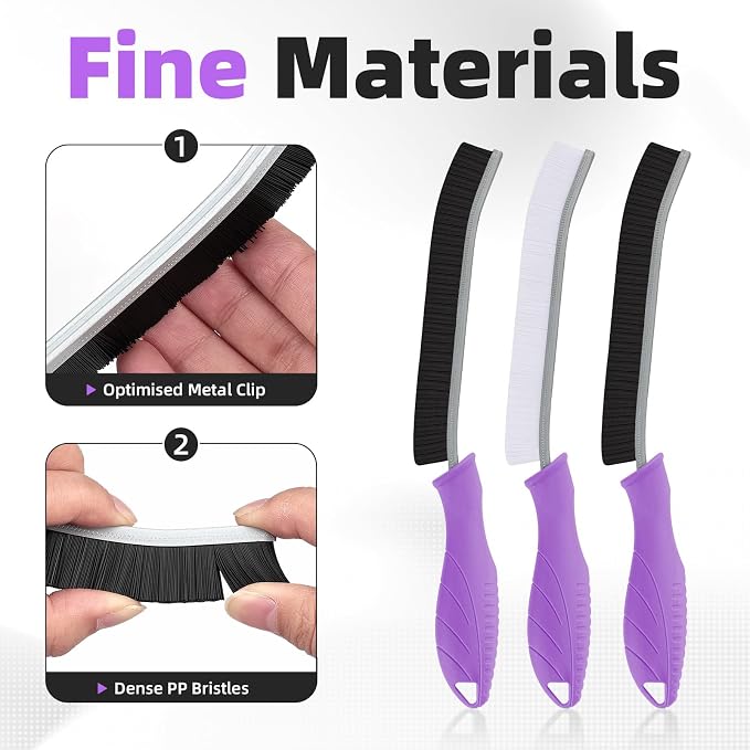 Hard Bristle Crevice Cleaning Brush - Image 4