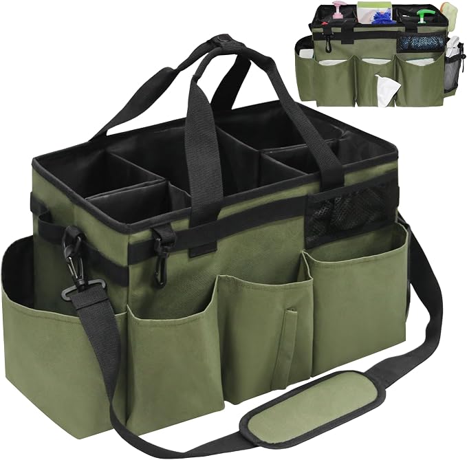 Wearable Cleaning Caddy Bag, Kitchen Supplies Organizer by JLDTOP