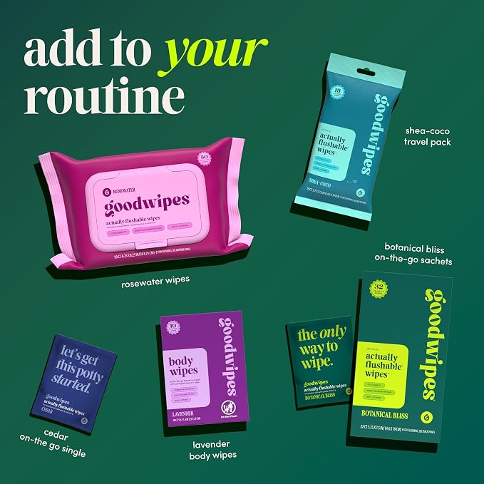 goodwipes Flushable Butt Wipes - Image 8