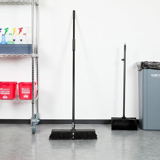 Restaurantware-Clean Tek Professional 17.13 Inch Push Broom, 1 Heavy-Duty Broom - Image 6