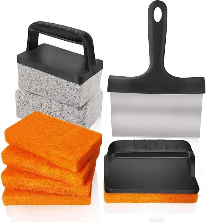 10 Pieces Griddle Cleaning Kit for Blackstone & More by Unknown