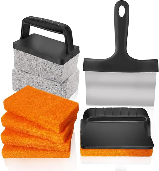 10 Pieces Griddle Cleaning Kit for Blackstone & More by Unknown