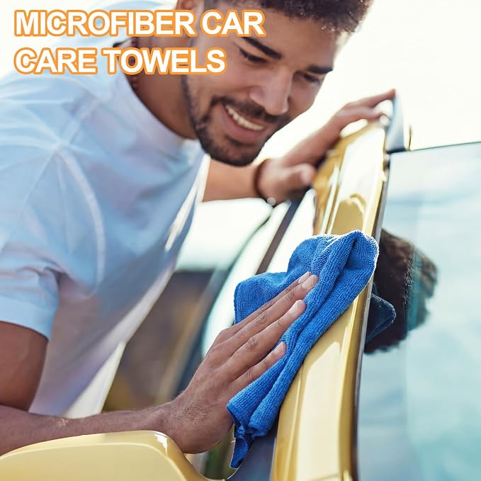 Nuenen 60 Pcs Microfiber Cleaning Cloths - Image 5