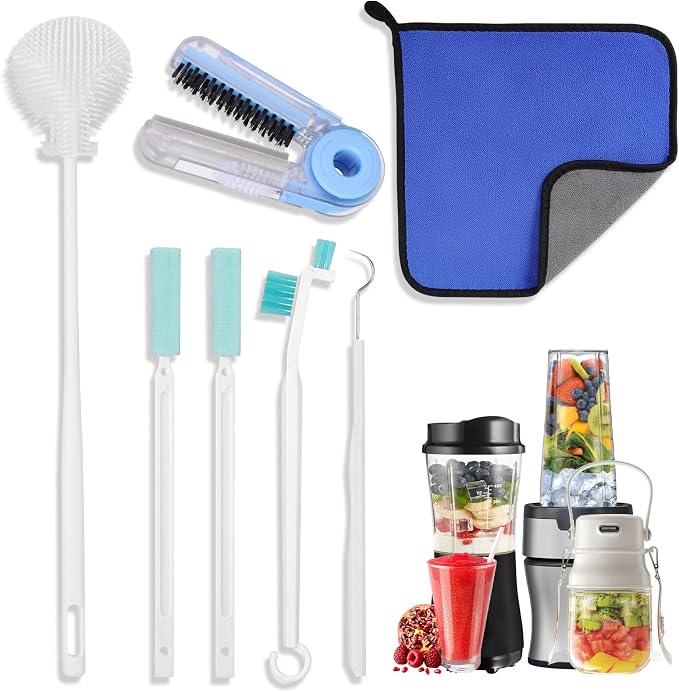 XANGNIER 7 Pcs Personal Blender Cleaning Brush Set by XANGNIER