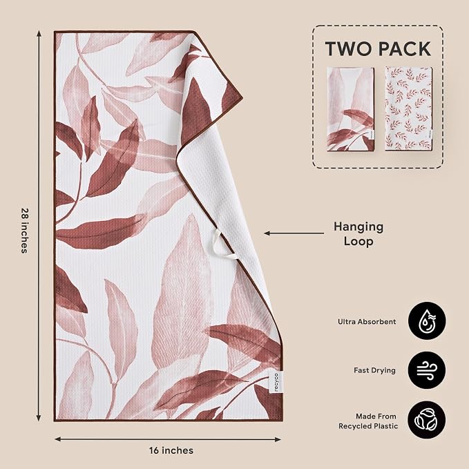 RECYCO Waffle Kitchen Towel Set of 2 - Image 7