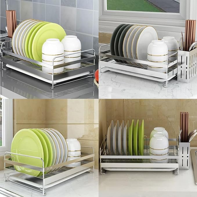 Stainless Steel Dish Racks for Kitchen Counter - Image 8
