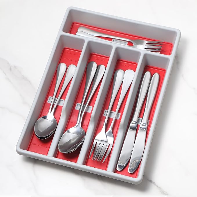 Silverware Organizer with Cutlery Icons，Silverware Tray - Image 4