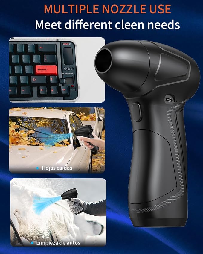 PureWellness Compressed Air Duster Can, Cordless Air Blower, Rechargeable - Image 6