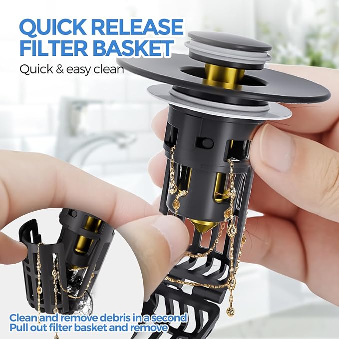zaa Bathroom Sink Drain Strainer - Image 3