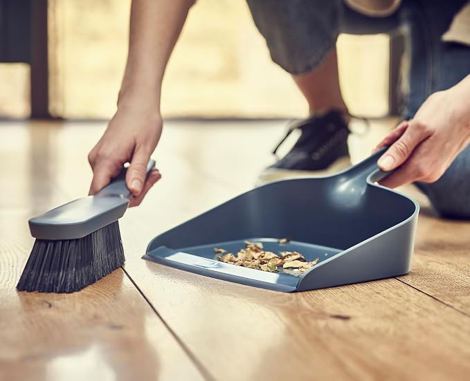 Joseph Joseph CleanStore Wall-Mounted Indoor Dustpan & Brush Set - Image 4