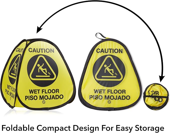 Dryser 3-Pack 16" Pop-up Caution Wet Floor Signs - Image 5