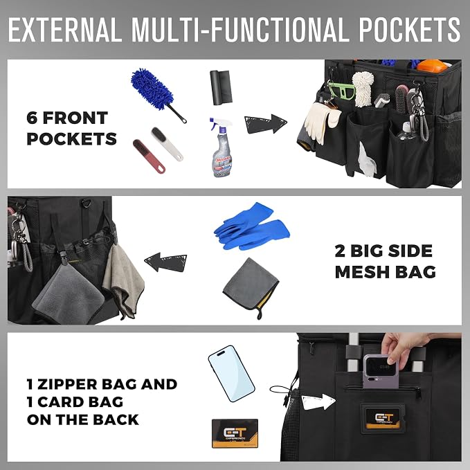 Rolling Cleaning Caddy Bag - Image 2