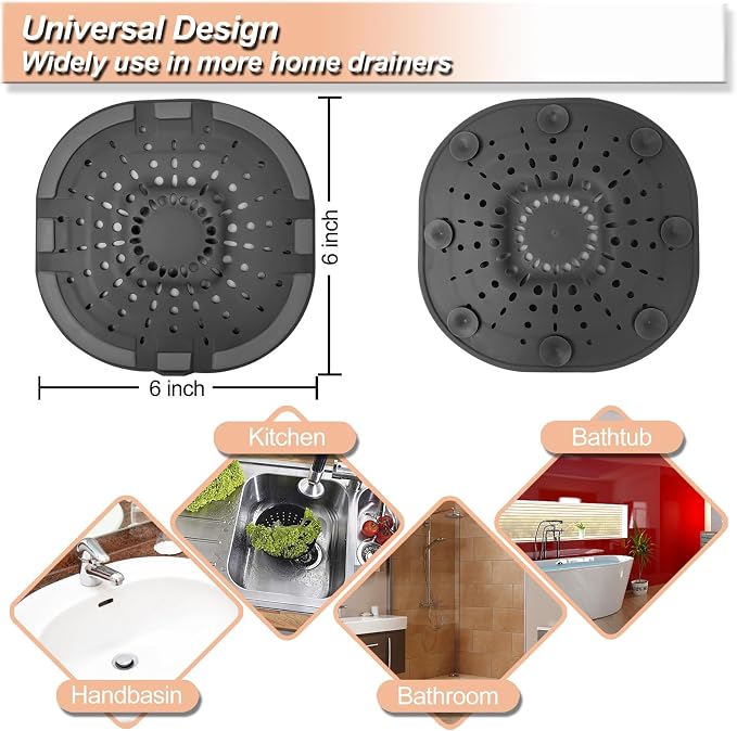 Hair Drain Catcher, Square Drain Cover - Image 5
