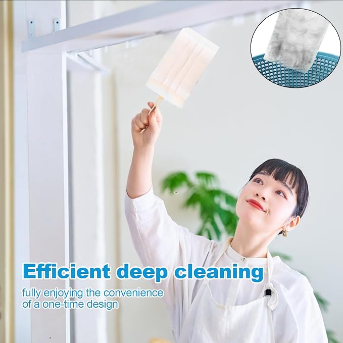 320 Pcs Disposable Dusters Refills 180° Multi Surface Replacement Bulk Heavy - Image 6