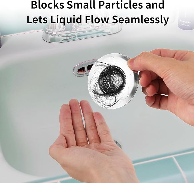 ChefBee Bathroom Sink Drain Strainer - Image 3