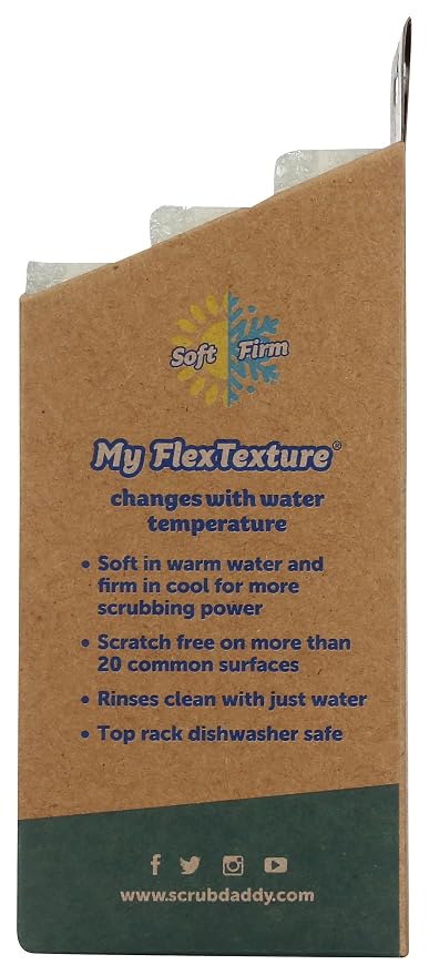 Scrub Daddy Dye Free Sponge Daddy 3 Count, 3 Ct - Image 6