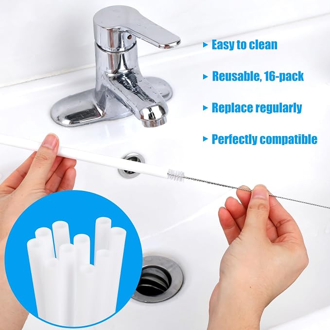12pcs Replacement Straws for Owala, Reusable Plastic Straws - Image 7