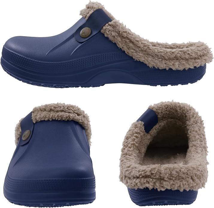 Beslip Classic Fur Lined Clogs Waterproof Winter Fuzzy Slippers - Image 2