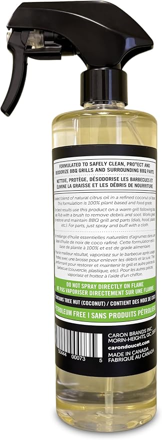 CARON & DOUCET - BBQ Grill Cleaner Oil | 100% Plant-Based & Vegan | Best - Image 2