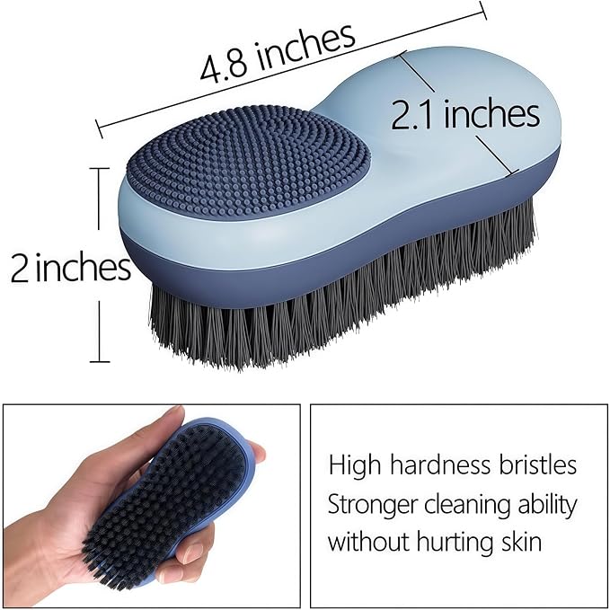 Heavy Duty Nail Brush for Cleaning Fingernails Two Sided Fingernail Scrub Brush - Image 6