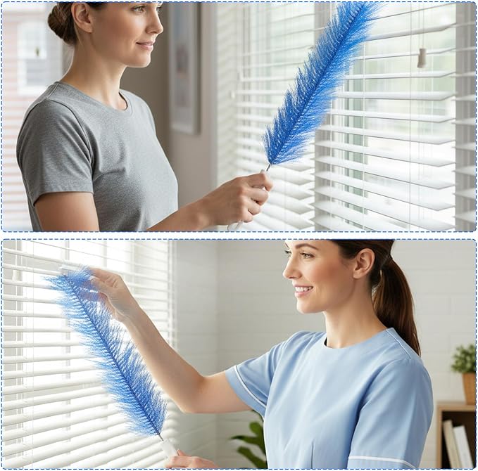 3 Pcs Bendable Fan Cleaning Brush Reusable Microfiber Washable Fan Cleaner - Image 5