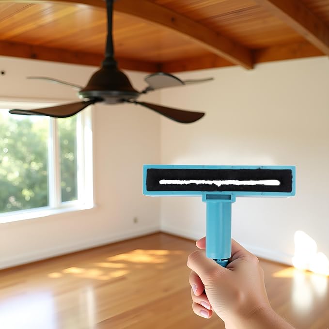 Pssopp Ceiling Fan Blade Cleaner, Duster Ceiling Fan Attachment Washable Brush - Image 3