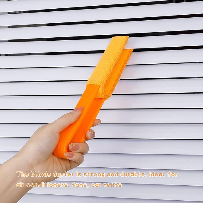 2 PCS Car Blinds Duster, Window Blind Cleaner Duster Brush - Image 6