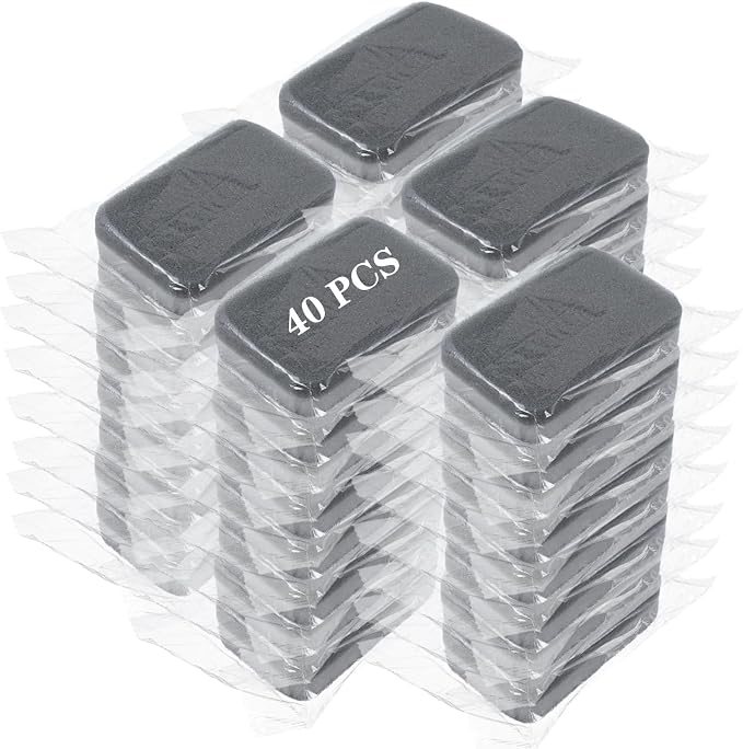 40 Pcs Kitchen Dishwashing Sponge Individually Wrapped Sponges, Bulk Non by Unknown