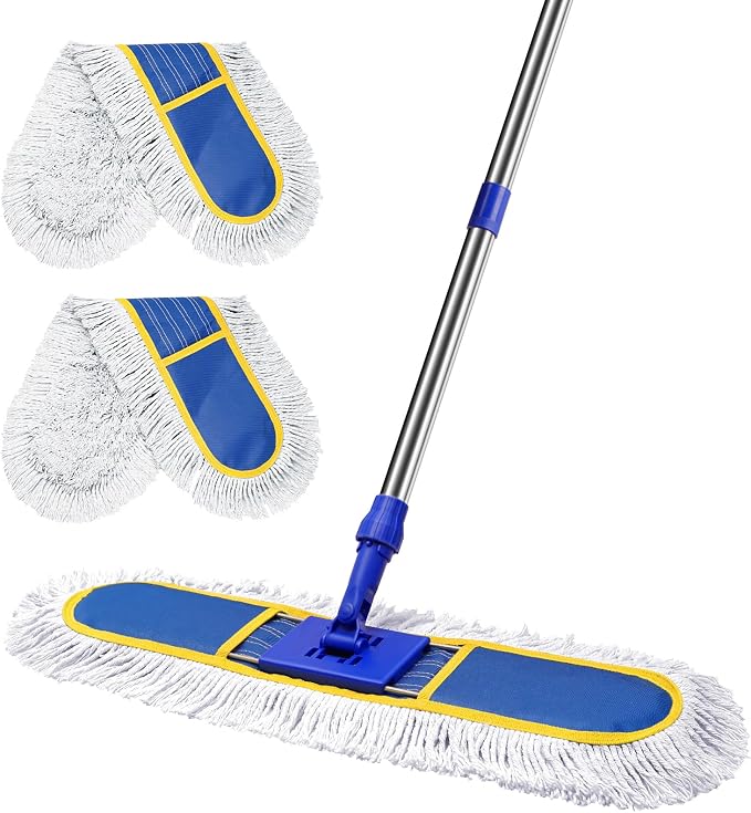 29.5" Commercial Dust Mop for Floor Cleaning, Heavy Duty Floor Duster by Unknown