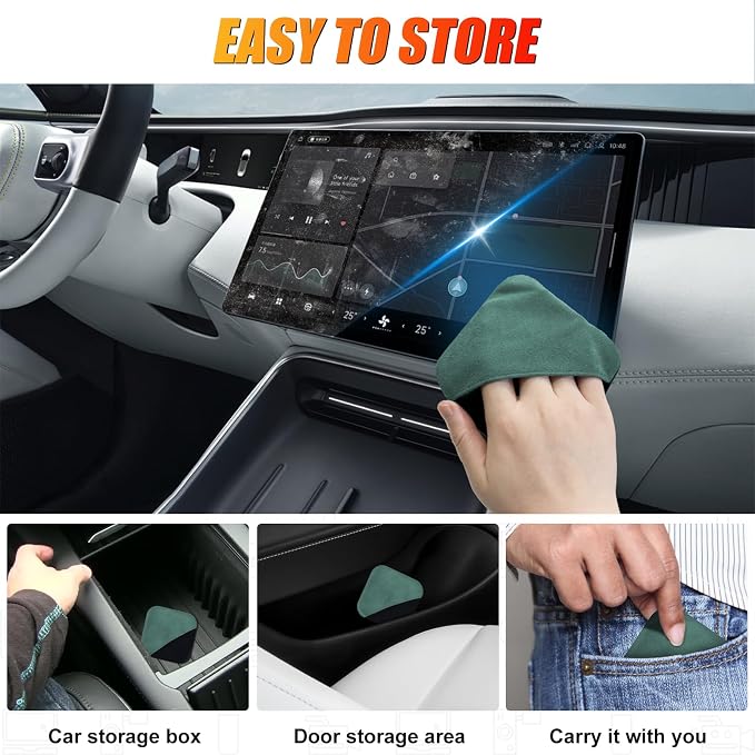 SuperKaKa Car Screen Cleaner- Vehicle Touchscreen Microfiber Cleaning Cloth - Image 6