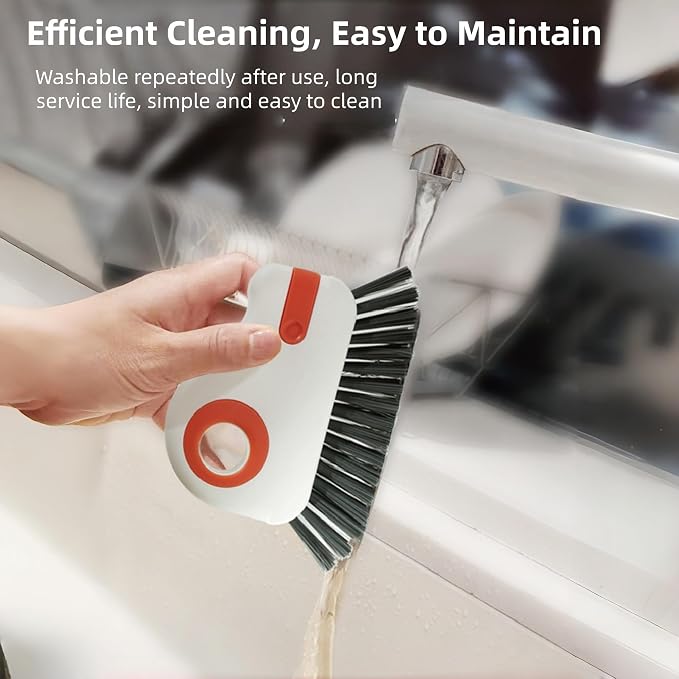 2-in-1 Window Groove Cleaning Brush, 2026 Upgraded Window Track Cleaner Tool - Image 3