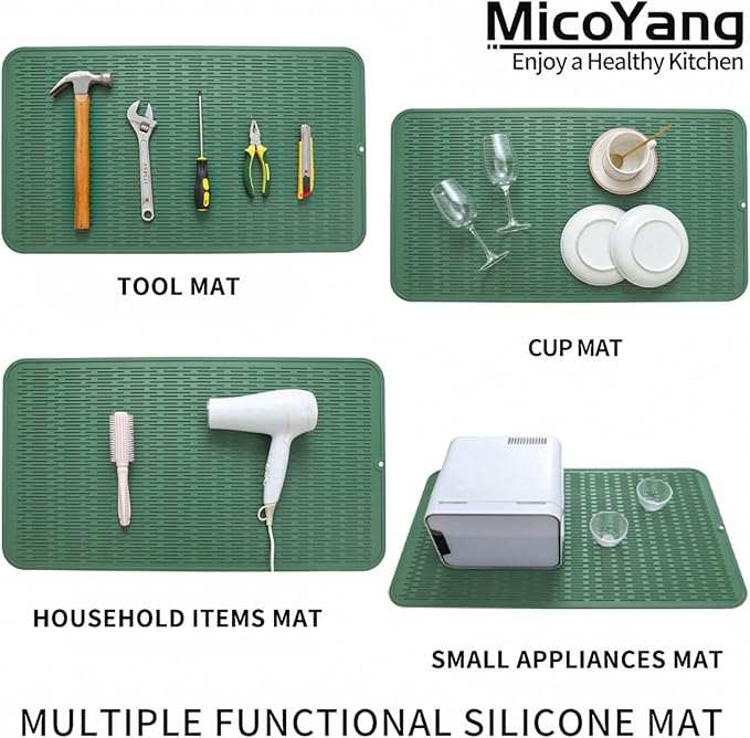 Silicone Dish Drying Mat for Multiple Usage, Easy clean, Eco-friendly, - Image 3