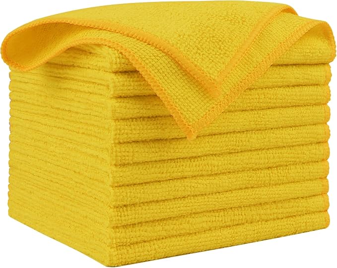 AIDEA Microfiber Cleaning Cloth, Microfiber Towels by AIDEAHOME