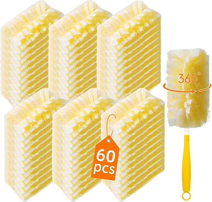 60 Count 360° Heavy Duty Duster Refills Compatible by Senowi