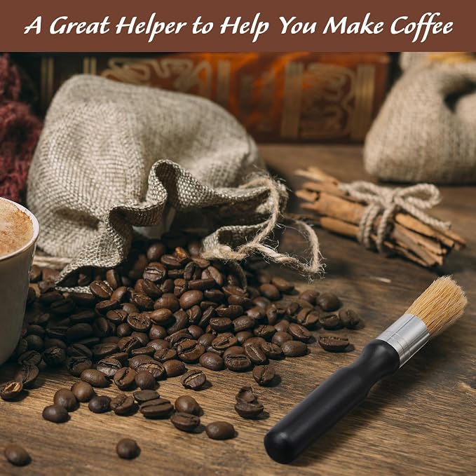 TIESOME 2Pcs Coffee Grinder Cleaning Brush - Image 3