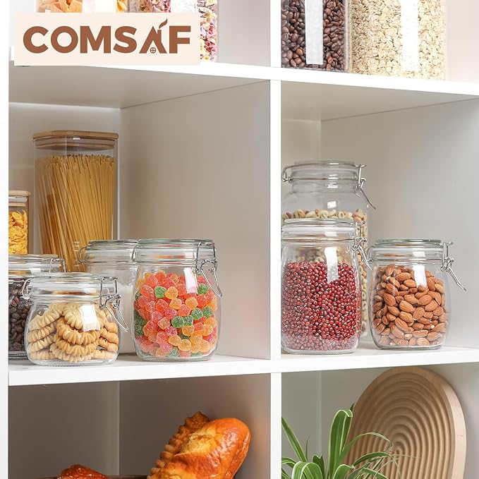 ComSaf 25oz Airtight Glass Canisters - Image 8