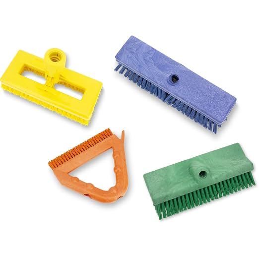SPARTA Plastic Floor Scrub Brush, Brush Head Only, Deck Brush - Image 3