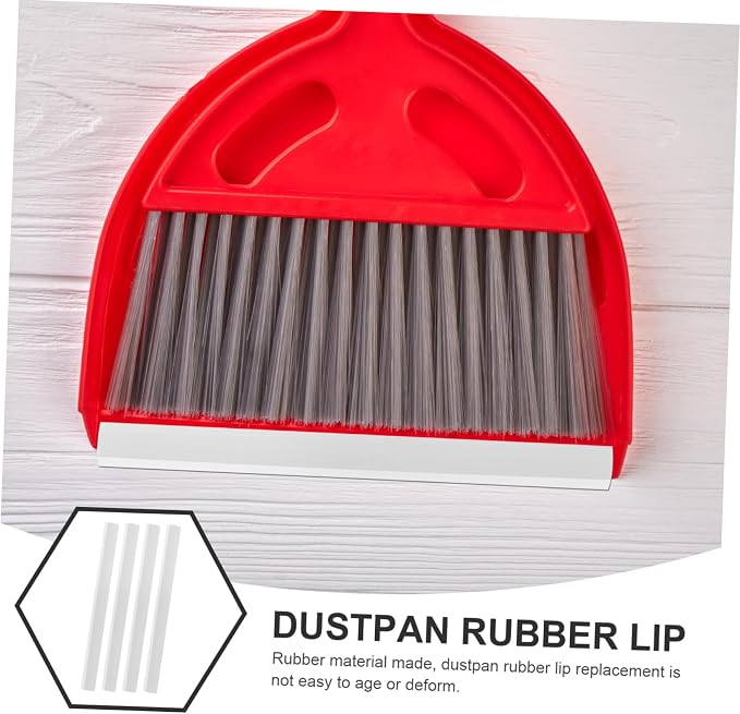 4 Pcs Dustpan Edge Replacement Lips Pressing Strips Dust Pan Inlet Garbage - Image 8